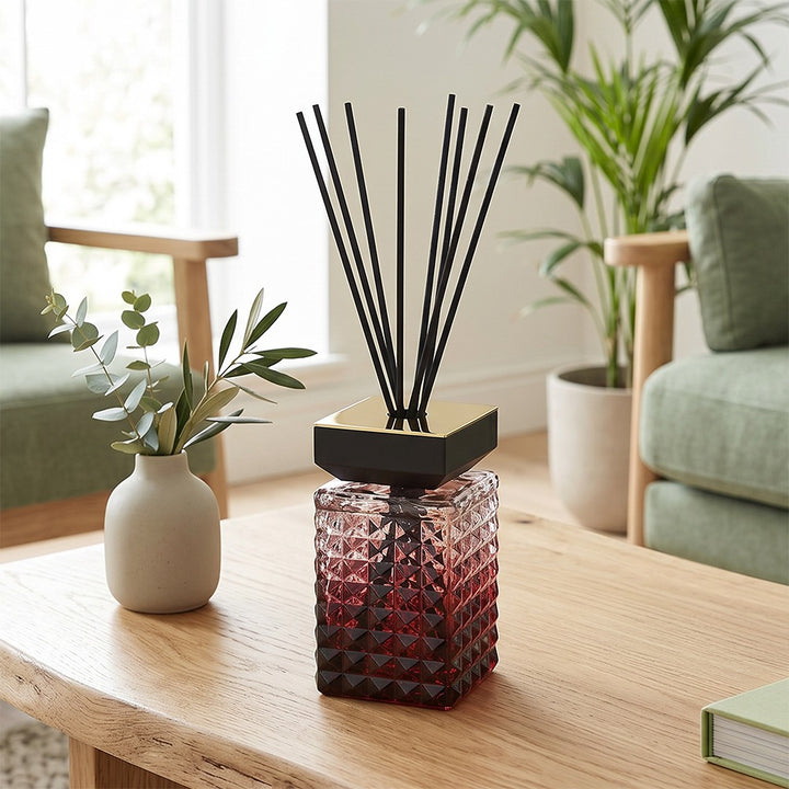 Luxury 500ml Reed Diffuser – Home Fragrance in Queen, Rouge, Cherry, Halfeti & Leather