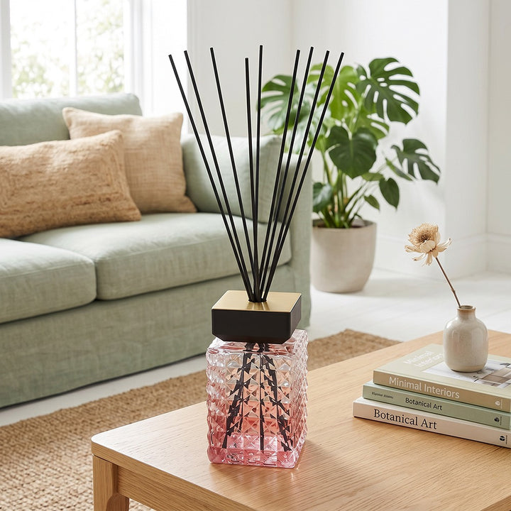 Luxury Reed Diffuser – Aqua, Leather & Halfeti Home Fragrance | Elegant Decorative Diffuser 1000 ml