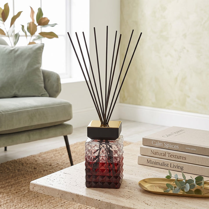 Luxury Reed Diffuser – Aqua, Leather & Halfeti Home Fragrance | Elegant Decorative Diffuser 1000 ml