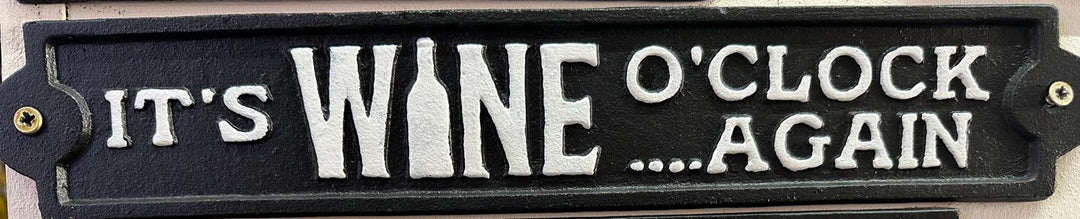 Garden Bar Shed Man Cave Black Cast Iron Wall Sign Décor heavy rustic