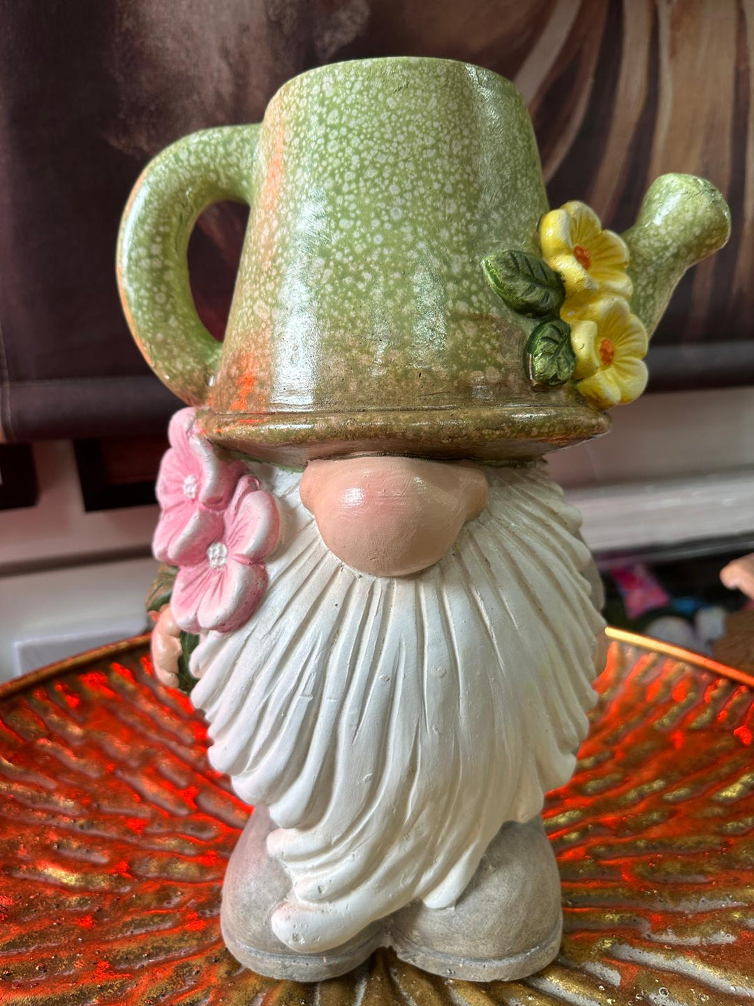 Garden Gnome Planter with Jug Pot – Indoor Outdoor Decorative Plant Holder, Cute Succulent Planter