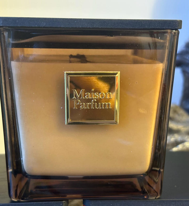 Luxury Inspired Natural Soy Wax Scented Candle 450g – Fragrance Candle with Black Lid