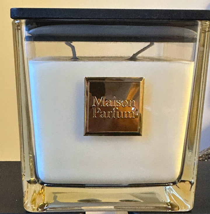 Luxury Inspired Natural Soy Wax Scented Candle 450g – Fragrance Candle with Black Lid
