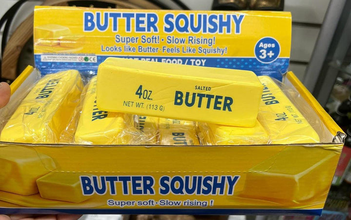 Butter Stick Squish Realistic Butter Bar Stress Relief Fidget Toy | Slow Rising Sensory Squeeze Toy for Kids & Adults