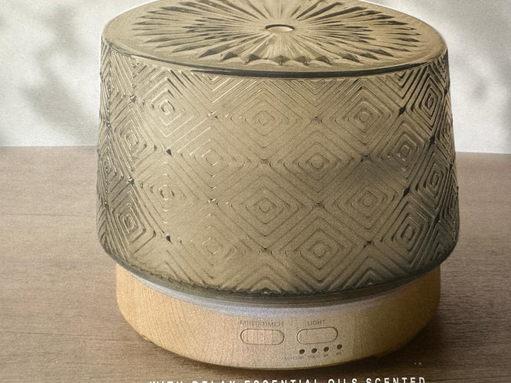 LED Colour Changing Essential Oil Mist Diffuser – 3 Colour Options