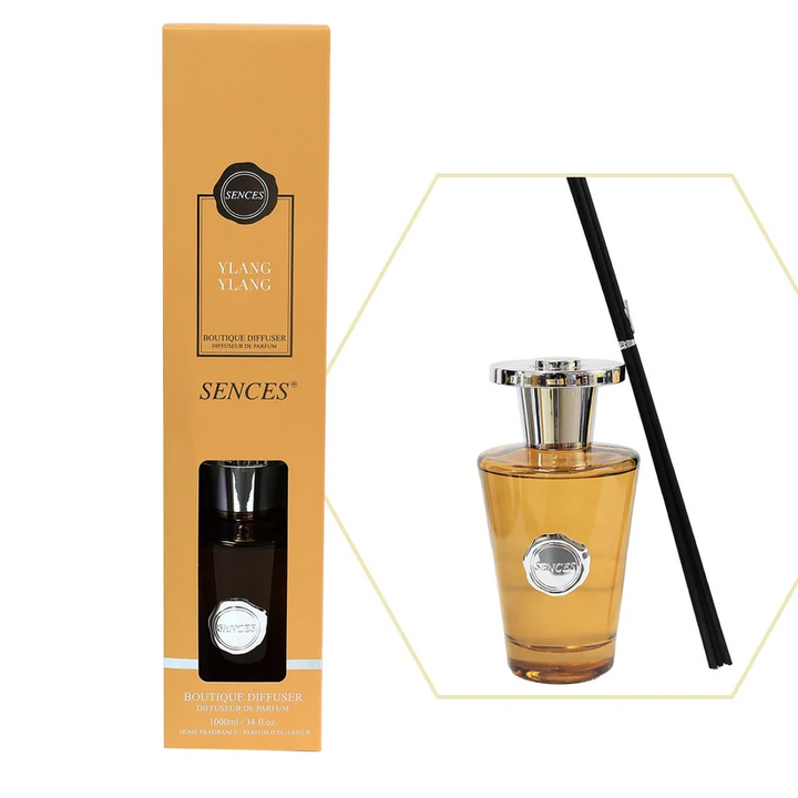 300ml Reed Diffuser – Luxury Home Fragrance in Viking Nomade, Eau D’Ombre Leather & Ylang Ylang