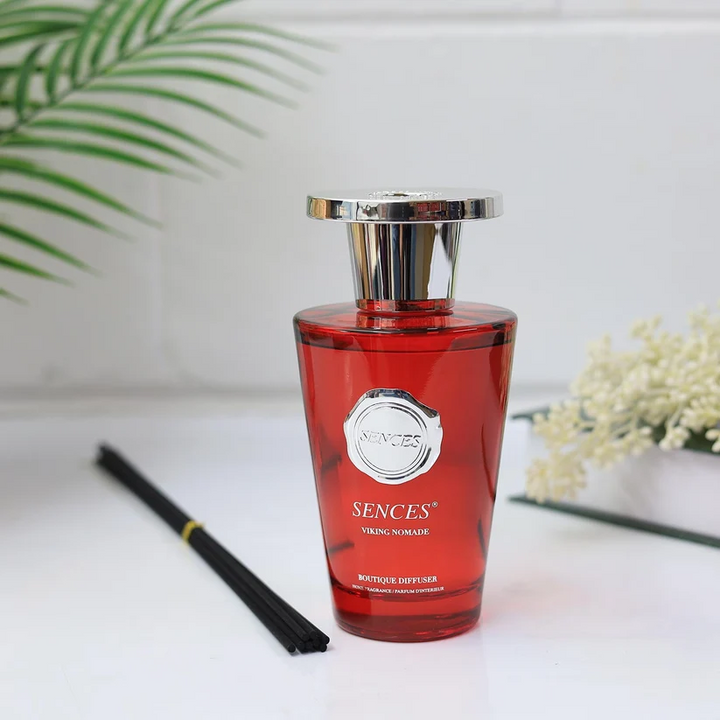 300ml Reed Diffuser – Luxury Home Fragrance in Viking Nomade, Eau D’Ombre Leather & Ylang Ylang