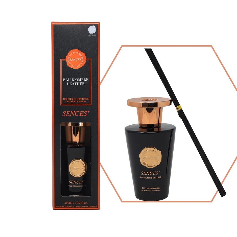 300ml Reed Diffuser – Luxury Home Fragrance in Viking Nomade, Eau D’Ombre Leather & Ylang Ylang