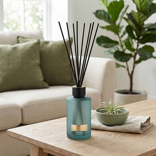 Frosted Ribbed Diffuser 500ml – Elegant Home Fragrance Reed Diffuser