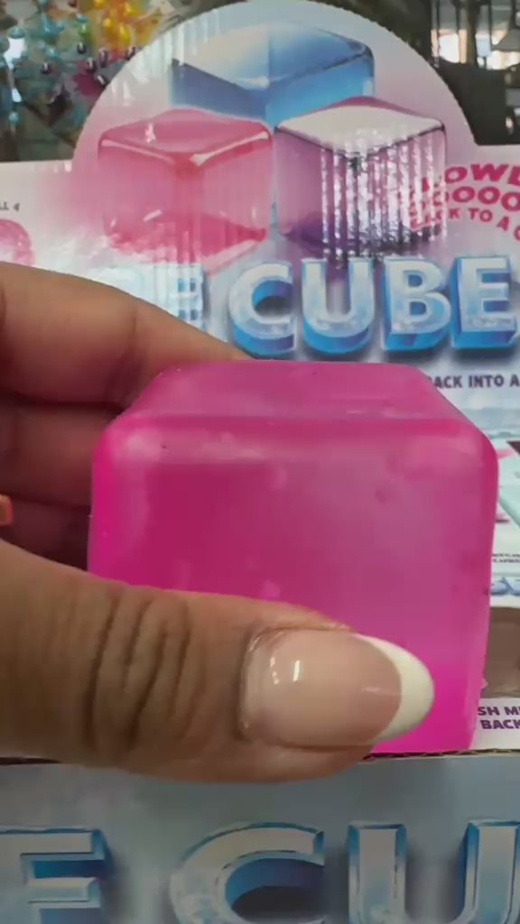 Cool Cubes Squishy Fidget Toy | Slow Rising Sensory Stress Relief Cube