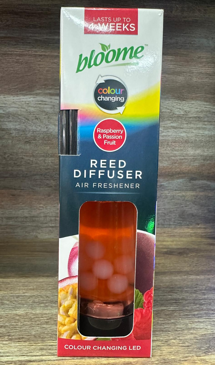 30ml Colour Changing LED Reed Diffuser – Scented Home Fragrance with Mood Light