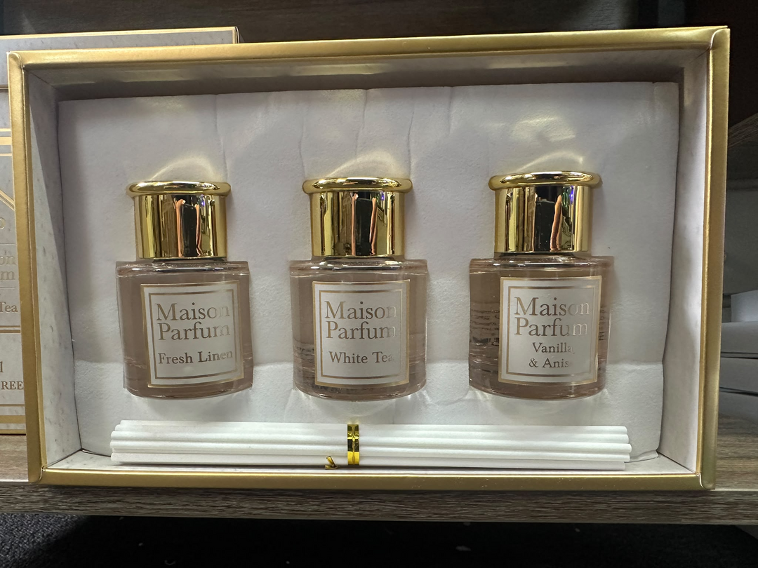 Set of 3 x 50ml Reed Diffusers – Luxury Home Fragrance Gift Set