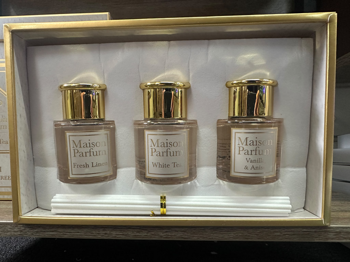 Set of 3 x 50ml Reed Diffusers – Luxury Home Fragrance Gift Set