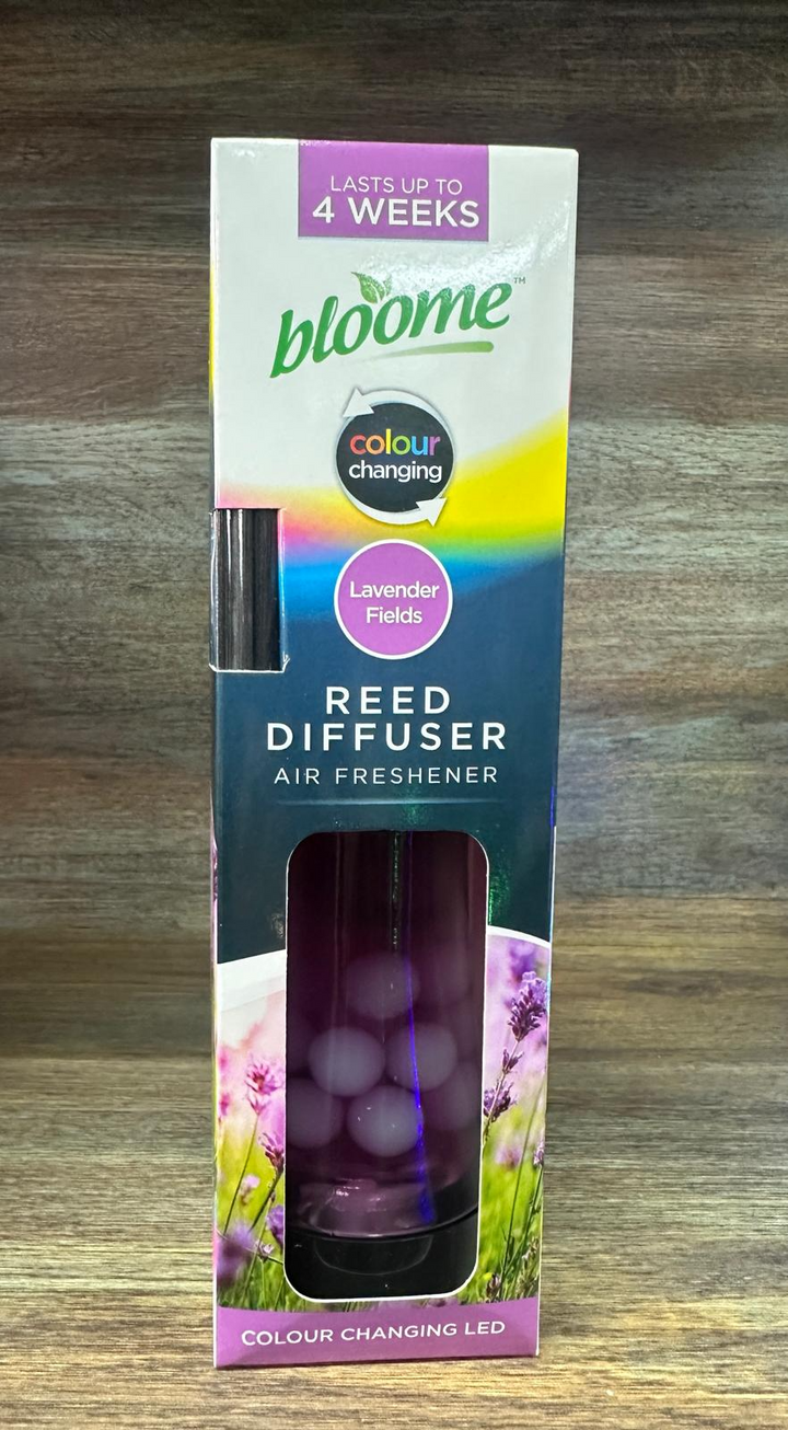 30ml Colour Changing LED Reed Diffuser – Scented Home Fragrance with Mood Light